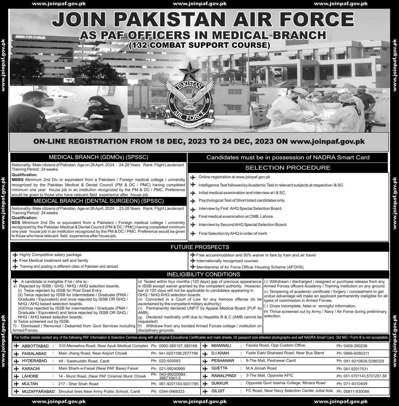 Join PAF Jobs 2024 Online Apply at www.joinpaf.gov.pk Smart Jobs PK