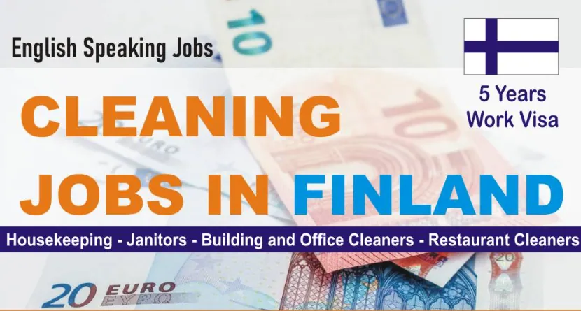 Visa Sponsorship Cleaning Jobs in Finland