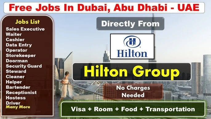 Hilton Hotel Jobs In Dubai UAE